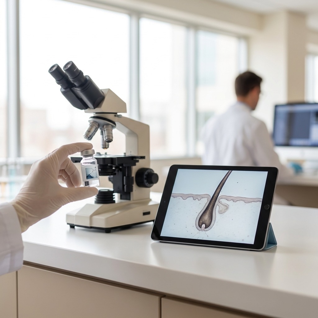 Laboratoire de recherche développant de nouveaux traitements contre l'alopécie