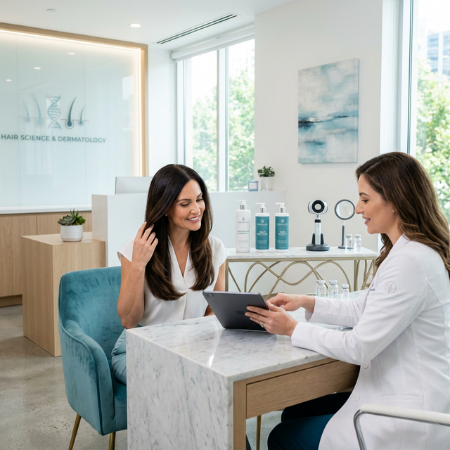 Illustration huile pour faire pousser les cheveux